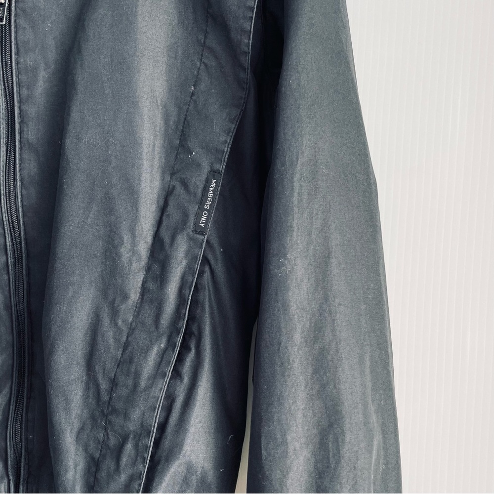 Members Only grey Bomber Jacket size 36/SMALL - Picture 9 of 9